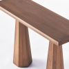 Hexagon Console Table Stained Ash | Work by District Loom