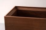 Modern Walnut Wood Bread Box | Storage Bin in Storage by Alabama Sawyer