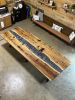 12 Ft Hickory Dining Table & Benches | Tables by Pelican State Woodworks