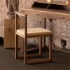 Porto Wood and Cork Chair | Dining or Writing Desk Chair | Dining Chair in Chairs by Alabama Sawyer. Item made of wood