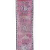 Vintage Faded Turkish Herki Runner Rug 2'11'' X 10'8'' | Area Rug in Rugs by Vintage Pillows Store
