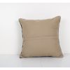Turkish Kilim Pillow, Throw Pillow, Square Gray Wool Boho Co | Cushion in Pillows by Vintage Pillows Store