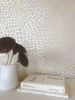 Peel | Rich Gold | Wallpaper in Wall Treatments by Jill Malek Wallpaper. Item composed of paper