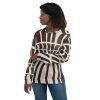 Unisex Sweatshirt - Optical Web - Black & White Illusion Art | Work by Eman's Gallery