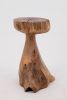 Walnut Solid Wood Sculptural Side Table, Original Contemporary Design | Tables by Logniture