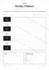Printable Weekly Planner Bundle | 5 Aesthetic Designs | A4 PDF | Minimalist Dark Pastel Botanical Planner | Instant Download | Gift Cards by Colorize Paper Studio