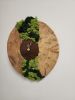 Wood Moss Art Clock | Decorative Objects by Carlberg Design