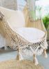 Crochet Hammock Swing Chair With Pillows | LUCIA | Chairs by Limbo Imports Hammocks