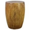 Haussmann® Wood Merlot End Table 15 D x 20 inch High Oak Oil | Tables by Haussmann®