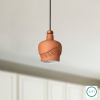 Lunea Terracotta Pendant Lamp | Pendants by Lit Lamps - Sustainable Mindful Lighting. Item works with contemporary & asian style