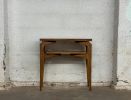 Modern Wood Console Table: Sculptural Entryway Sofa Table, USA made | Tables by Marco Bogazzi