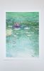 Lotus Garden | Watercolor Painting in Paintings by Brazen Edwards Artist. Item made of canvas with paper