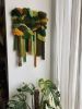 XL moss woven wall tapestry decoration | Wall Hangings by Awesome Knots. Item composed of cotton & fiber compatible with boho and country & farmhouse style