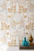 Arabian Nights - Gold | Wallpaper in Wall Treatments by Relativity Textiles. Item composed of fabric and paper