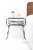 2 Units Iron and Wood Bedside Table / Nightstand | Tables by Manuel Barrera Habitables. Item made of oak wood