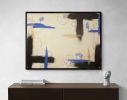 Suspended Ground | Neutral Abstract Original Painting | Oil And Acrylic Painting in Paintings by Abby May
