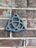 Celtic Knot Triquetra | Wall Sculpture in Wall Hangings by Studio Strietnberger / Knottery Pottery - Kathleen Streitenberger. Item composed of ceramic