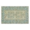 Vintage Faded Turkish Handmade Blue Wool Rug 4'7" X 7'7" | Area Rug in Rugs by Vintage Pillows Store. Item made of cotton with fiber