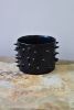 Spikes Black Ceramic Handmade Planter | Vases & Vessels by OWO Ceramics