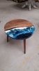 Epoxy Coffee Table - Resin End Table - Epoxy Coastal Table | Tables by Tinella Collection. Item made of walnut & synthetic compatible with contemporary and country & farmhouse style
