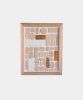 Tiled Wall Art no. 6 (MINI) - May 2022 Release | Wall Sculpture in Wall Hangings by Eliana Bernard. Item composed of wood & ceramic
