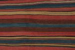 Vintage Turkish Kilim Runner rug in Polychromatic Stripes | Area Rug in Rugs by Rug and Kilim