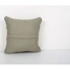 Vintage Jajim Kilim Pillow, Tribal Vintage Kilim Cushion 11' | Pillows by Vintage Pillows Store