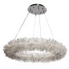 Alan Mizrahi AM1110 Diamond Ring Quartz | Pendants by Alan Mizrahi Lighting Design