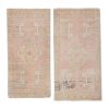 Vintage Faded Turkish Small Rug Carpet - Kitchen Rug | Rugs by Vintage Pillows Store. Item composed of cotton and fiber