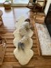 Double Shorn Golden Ivory Sheepskin | Area Rug in Rugs by East Perry. Item made of wool with fiber