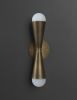 Karma II Wall Sconce | Sconces by Southern Lights Electric. Item made of brass