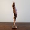 Driftwood Sculpture "Smoke" with Marble Base | Sculptures by Sculptured By Nature  By John Walker. Item composed of wood in minimalism style