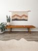 Dusky Mountain Ranges | Macrame Wall Hanging in Wall Hangings by Love & Fiber. Item made of cotton