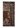 Vintage Anatolian Gabbeh Lion Kilim Rug 6'12'' x 10'1'' | Runner Rug in Rugs by Vintage Pillows Store. Item composed of cotton and fiber