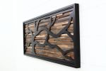 Windswept Tree | Wall Sculpture in Wall Hangings by Craig Forget. Item made of wood with steel works with mid century modern & contemporary style