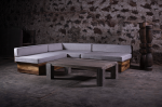 Parota Exterior U-shaped Sectional Sofa | Couches & Sofas by NO AGE FURNITURE STUDIO