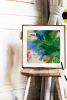 That Green fine art print | Prints by Elisa Sheehan. Item composed of canvas and paper
