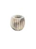 Lunar Ribbed Flute Petite | Planter in Vases & Vessels by RAW & UNIQ
