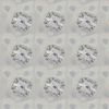 Medallion, Gray | Fabric in Linens & Bedding by Philomela Textiles & Wallpaper. Item made of canvas