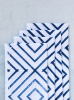 Dinner Napkins (Set of 4) - Diamond, Navy | Linens & Bedding by Mended. Item made of cotton