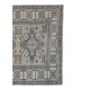 Vintage Turkish Kars Rug with Mid-Century Modern Style | Area Rug in Rugs by Vintage Pillows Store. Item composed of cotton and fiber