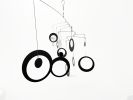 Modern Mobile in Black For Any Room -  Circles and Rings | Sculptures by Skysetter Designs. Item in modern style