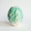 Oblique in Jade | Vase in Vases & Vessels by by Alejandra Design. Item composed of ceramic