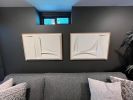 No. 13 Set of Two Plaster Wall Reliefs | Wall Sculpture in Wall Hangings by Joseph Aurelius