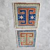 Square Turkish Miniature Rug - Pair | Area Rug in Rugs by Vintage Pillows Store