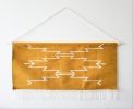 Yellow Cleo Handwoven Wall Hanging Tapestry | Wall Hangings by Mumo Toronto. Item made of fabric compatible with boho and contemporary style