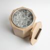 Unique Wooden Ice Bucket in White Oak | Drinkware by Alabama Sawyer