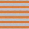 Cabana Stripe No. 10, Orange | Fabric in Linens & Bedding by Philomela Textiles & Wallpaper. Item composed of cotton