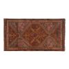 Hand-Knotted Faded Turkish Kurdish Runner Herki Rug | Runner Rug in Rugs by Vintage Pillows Store. Item made of cotton