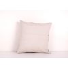 Vintage Turkish Oushak Rug Pillow Cover, Handmade Brick Red | Cushion in Pillows by Vintage Pillows Store